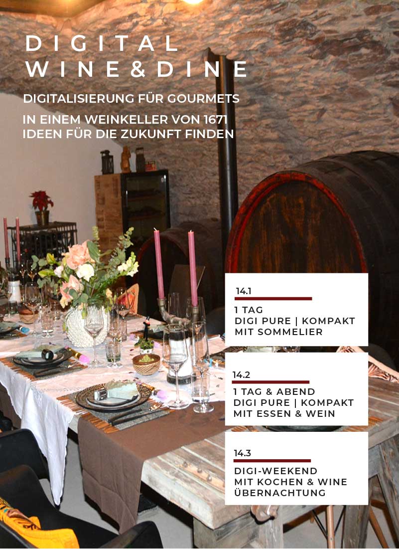 Digitalisierung & Wine & Dine